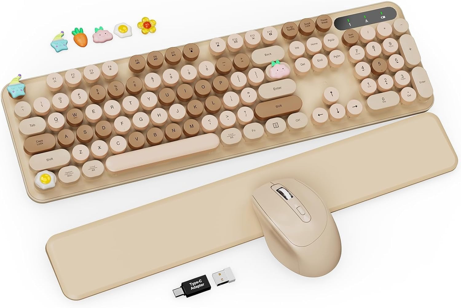 Windows Removable Keyboard Keyboard and Combo - Cute Typewriter Keyboard with Detachable Wrist ...