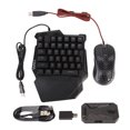 Keyboard Converter Set Silent Design Plug and Play Gaming Keyboard and