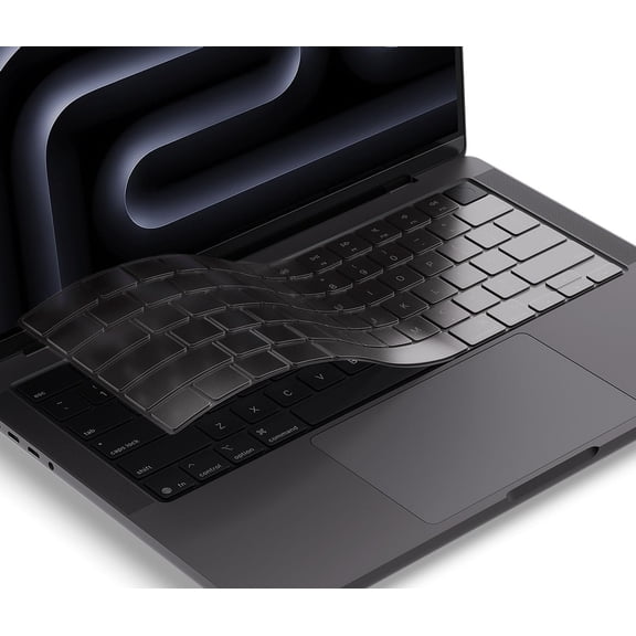 Keyboard Cover Compatible with 2026-2021 MacBook Pro 14 M5 M4 M3 M2 M1 Pro/Max, MacBook Pro 16 inch with M5-M1 Pro/Max chip Keyboard Protector - Translucent Tinted
