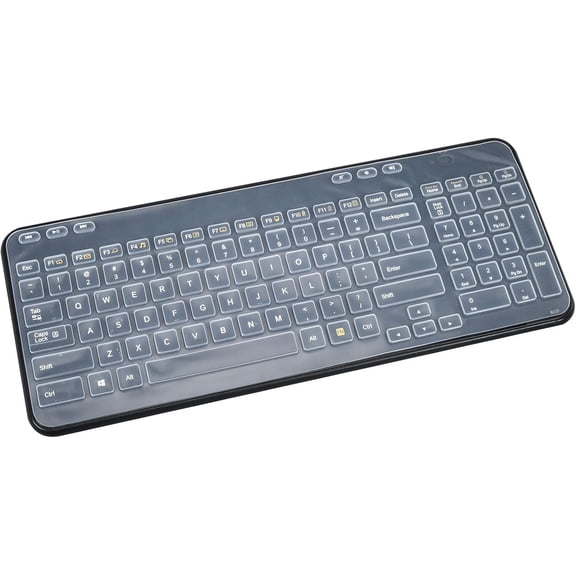 Keyboard Cover Skin for Logitech Wireless MK360 Keyboard/K360 Keyboard, Logitech MK360 K360 Keyboard Protector Accessories - Clear