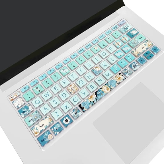 Keyboard Cover Skin for Microsoft Surface Laptop 3/4/5 13.5 & 15 Inch, Surface Laptop Studio/Studio 2 14.4", Peony