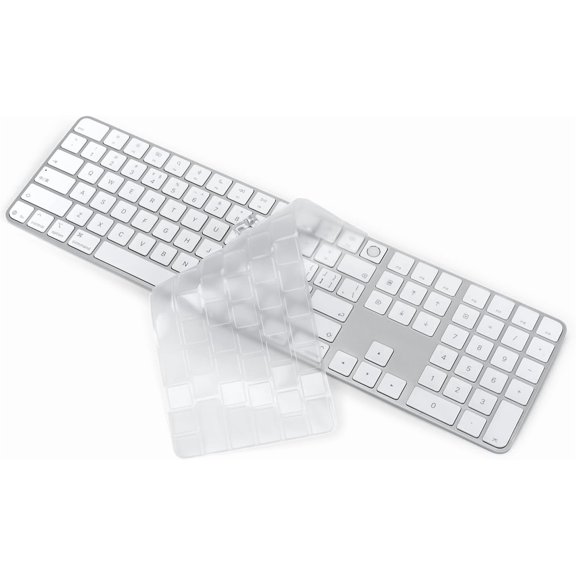 Keyboard Cover for 2024 Apple Magic Keyboard with Touch ID & Numeric Keypad Model A3119 Ultra Thin Clear TPU Protector iMac M4 Accessories