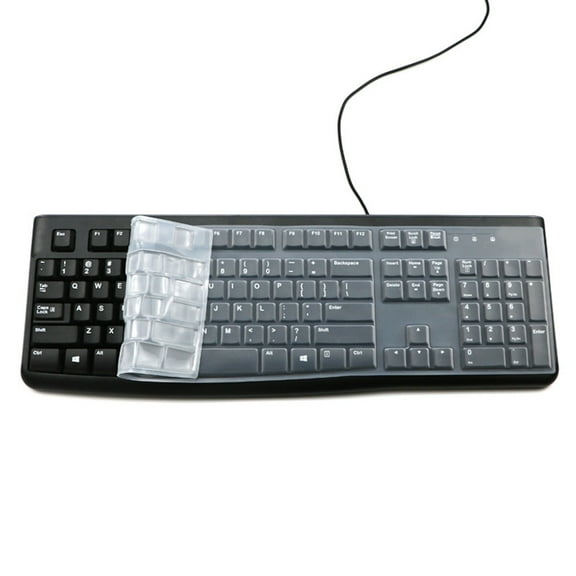 Keyboard Cover for K120 MK120 Corded Ergonomic Keyboard Waterproof Silicone Keyboard Protectors Skin Replacement