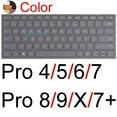 Keyboard Cover for Microsoft Surface Pro 9 7 8 7+ 6 5 4 3 X Studio