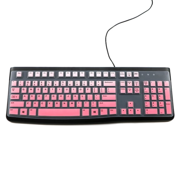 Keyboard Covers for K120 MK120 Corded Ergonomic Keyboard Waterproof Silicone Keyboard Protectors Skin Replacement