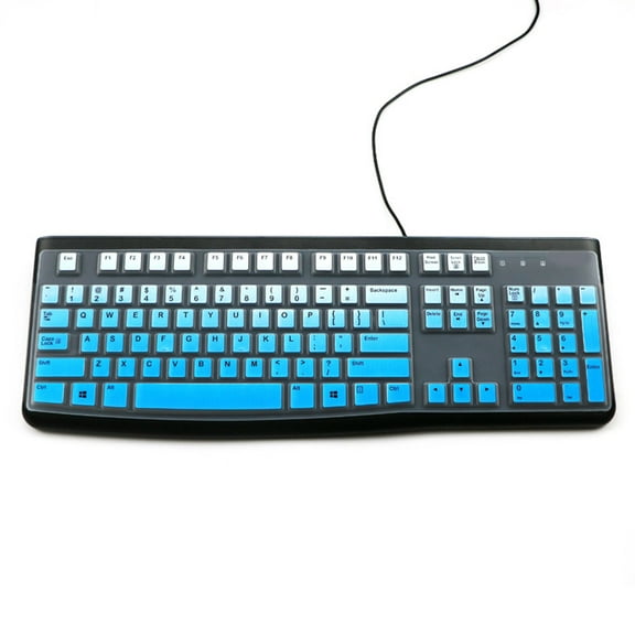 Keyboard Covers for K120 MK120 Corded Keyboard Silicone Keyboard Protectors Skin Ergonomic Keyboard Protective