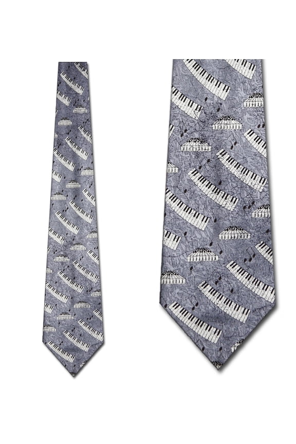 Keyboard Crazed Necktie Mens Tie by Ralph Marlin