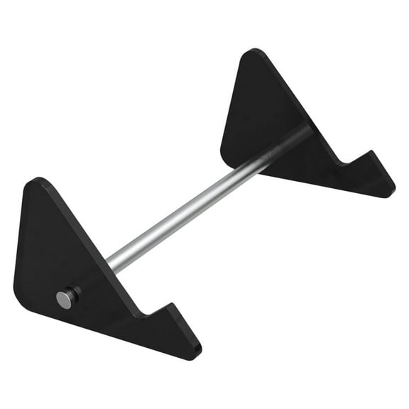 FONDOTIN Black Acrylic and Stainless Steel Keyboard Stand with Non Skid Support for Desk Display