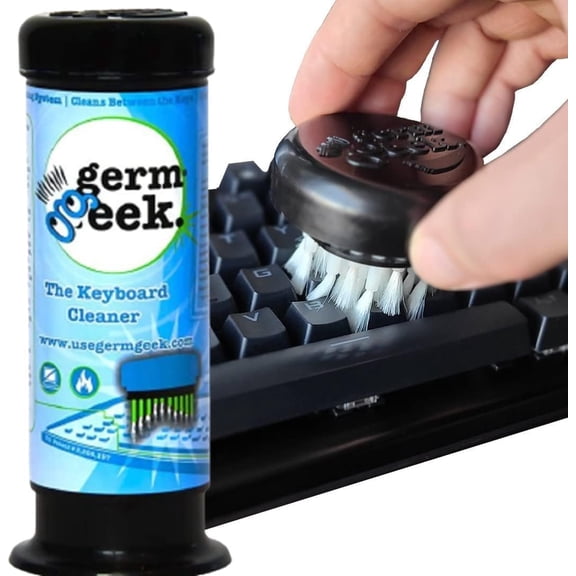 Keyboard & Electronics Cleaning Kit | Patented Precision Brush | Multi-Purpose Tool for MacBook Laptop Phone & AirPods | USA-Made Eco-Friendly & Safe Computer Cleaner