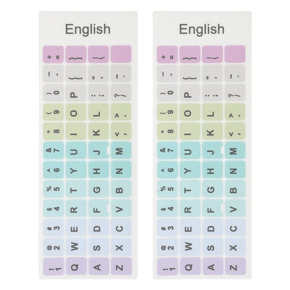 Keyboard English Sticker Computer Laptop Letters Decals Supplies Stickers Decorative Removable Keycap Decor Replacement