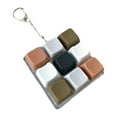 thumbnail image 1 of Keyboard Fidget Keychain 9 Key Clicker Sensory Toy Portable PVC for Teens Adults Office Home, 1 of 9