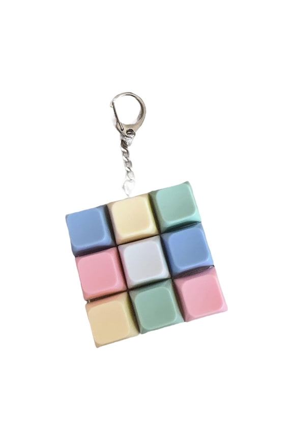 Keyboard Fidget Keychain 9 Key Portable Clicker Sensory Toy for Teens Adults Office Home