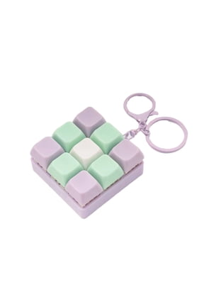 Keyboard Fidget Toy 9 Key Fidget Keychain Stress Relief Fidget Clicker – Clicky Fidget Toys for Adults, Improve Focus & Relieve Anxiety at Work, Travel – Stress Relief Gifts