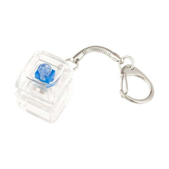 Keyboard Fidget Toy Clicker Keychain Sensory Relief for Teens Adults Office Home Lightweight PP Material