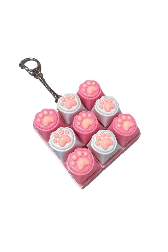 Keyboard Fidget Toy, Fidget Keyboard for Stress Relief, Silent Keyboard-Fidget Clicker for Office, School, Travel, Anxiety Keyboards Keychain Gift
