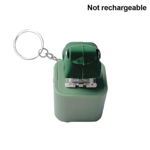 Keyboard Fidget Toy, Frog Croaking Fidget Toy, Rechargeable Stress-Relieving Clicky Keyboard Keychain, Adult Keyboard Fidget Clicker with Light & Sound for Anxiety & Sensory Fun