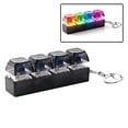 thumbnail image 1 of Keyboard Fidget Toy Keychain Realistic Clicky Keys Colorful Lights Stress Relief Gift For Office School, 1 of 10