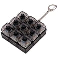 thumbnail image 1 of Keyboard Fidget Toy, Ngxiha Keyboard Adult Fidget Toy Clicker Toy Button Fidget Keyboard Keychain with Lights, Portable Fidget Toy for Stress Relief, Mechanical Key Button Clicker Gift, 1 of 9