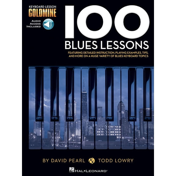 Keyboard Lesson Goldmine 100 Blues Lessons - Keyboard Lesson Goldmine Series (Book/Online Audio), (Paperback)