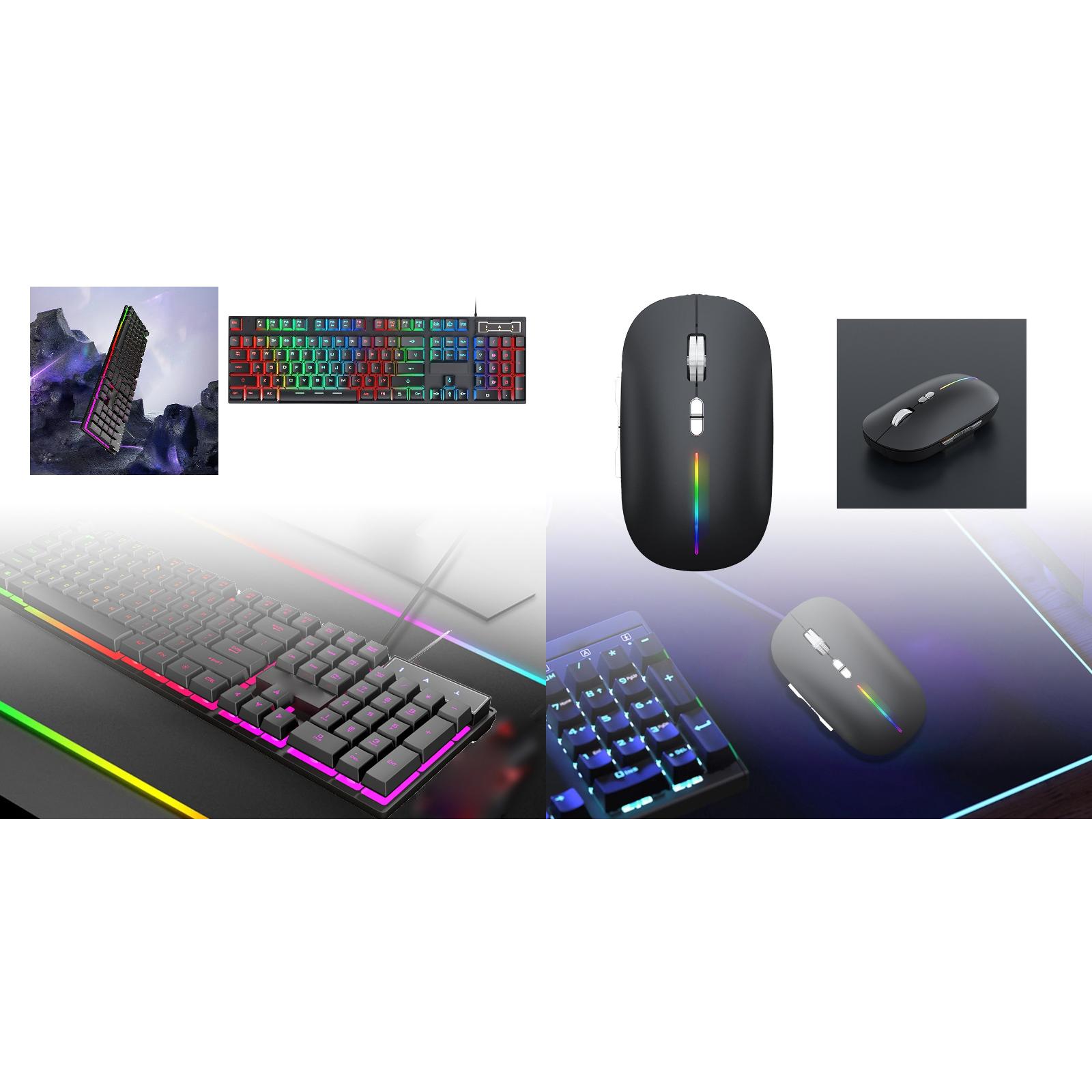 Keyboard Light Up OnBoard Memory For Windows Pc Gamers Glowing Wired