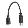 Keyboard Mouse Converter Cable DIN 5 Pin Male to Mini DIN 6 Pin Female Keyboard Mouse Adapter Cord for PS2 5.9in