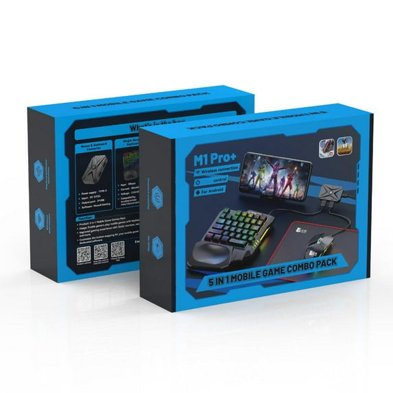 Keyboard and Mouse Converter for Mobile Games with BT 5.3 Connection ...