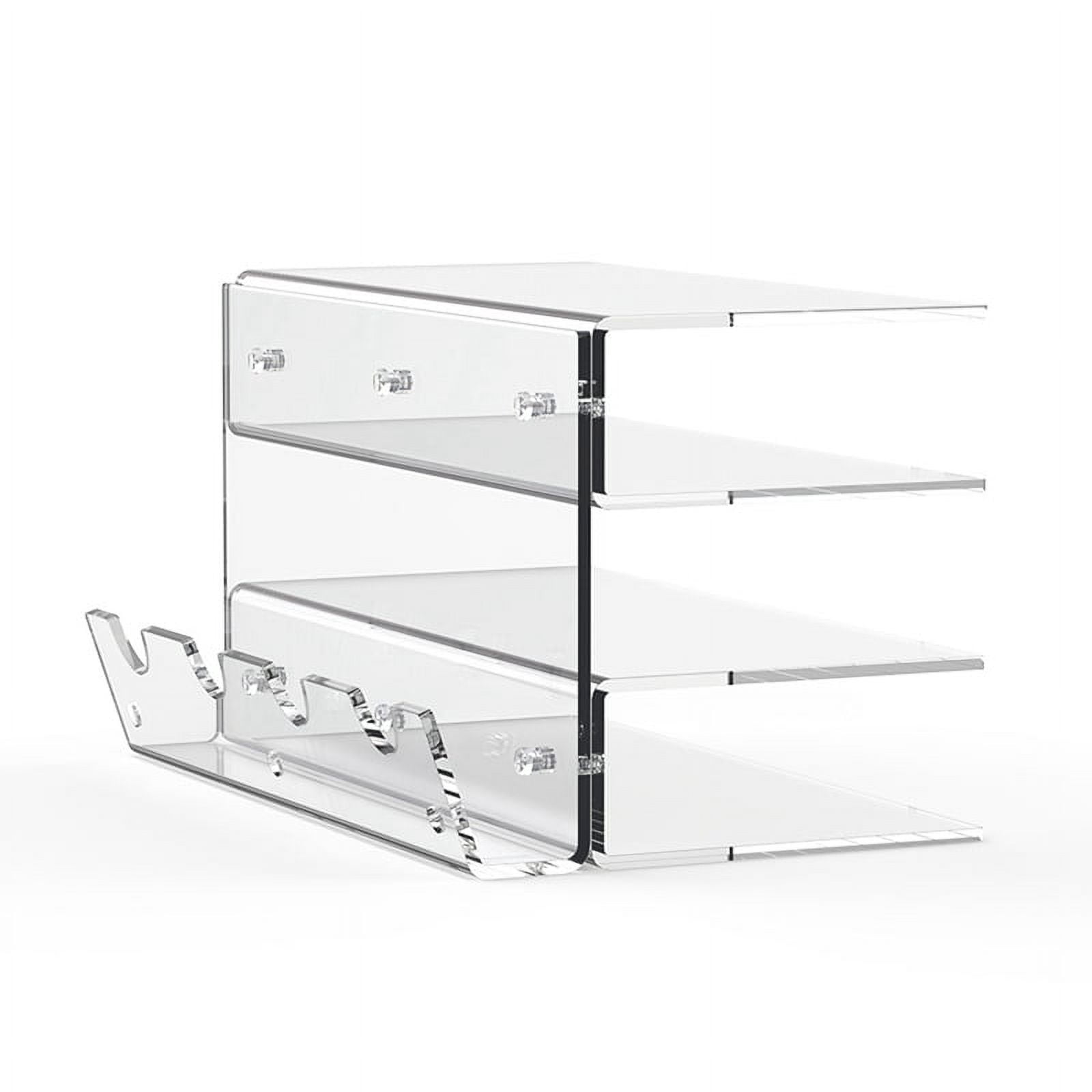 Keyboard Mouse Desktop Organizer Acrylic 3 Tier Stand Frame Keyboard ...