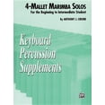 thumbnail image 1 of Keyboard Percussion Supplements: 4-Mallet Marimba Solos: For the Beginning to Intermediate Student (Paperback), 1 of 1