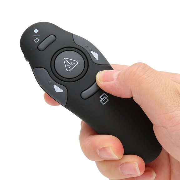 Keyboard Presentation Clicker, Ergonomic Handhold Presentation Remote for Teachers for Meeting for Workers for Speech for Class