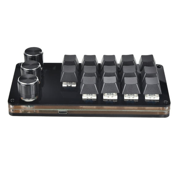 Keyboard Programming Keypad 14 3 Knob Mechanical Keyboard Button Pad For Hot Swap Gaming Keypad