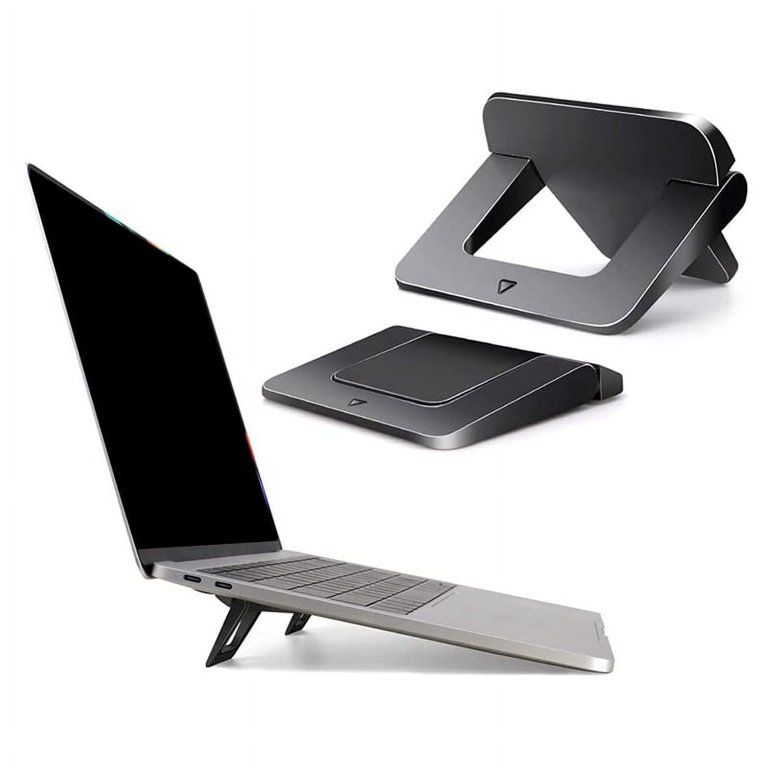 Mini Laptop Riser Stand Mini Foldable Laptop Stand Enzyluxe 2PCS Portable Laptop Riser, Self ...