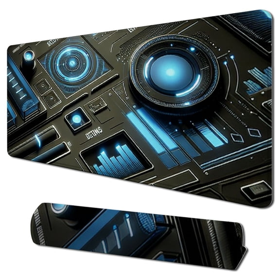 Keyboard Shortcut Mouse Pad Compatible with , Computer Shortcut Mousepad, Stitched Edges, Non-Slip Base Keyboard Mats, XXL Large Desk Mat, Office Gifts