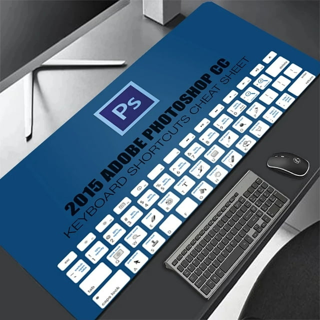 Keyboard Shortcuts Cheat Sheet Large Mouse Pad mm Keyboard Mat Table