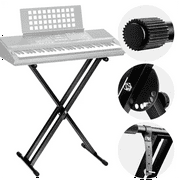 Keyboard Stand Digital Piano Riser Adjustable X Style Heavy Duty Electric Key Board Casio Synth Holder Foldable Portable Fits 54 61 88 Keys