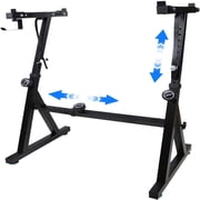 Keyboard Stand Piano Adjustable Z Style Piano Stands Heavy Duty Stable and Portable with Height and Width Adjustable Fits for 44, 54, 61 And 88 Keys Electric Pianos Black