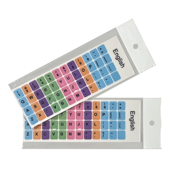 Keyboard Sticker Multi Backgrounds Colored Keypad Repair Film Matte Wear-Resiatant for Computer Keyboard Keys Stickers