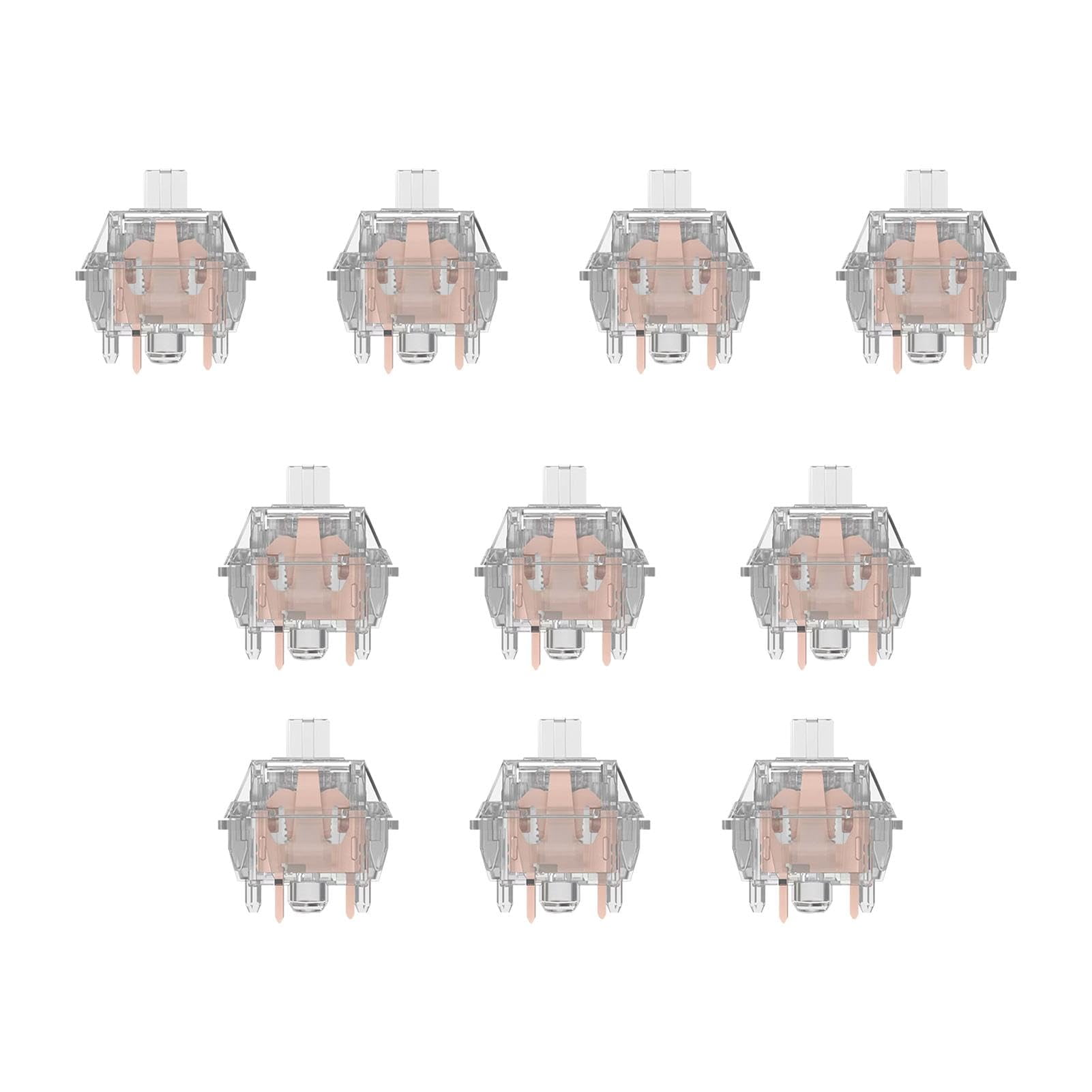 Keyboard Switches, Linear Switches Keyboard Switches 5Pin Transparent, Sensitive Smooth Game