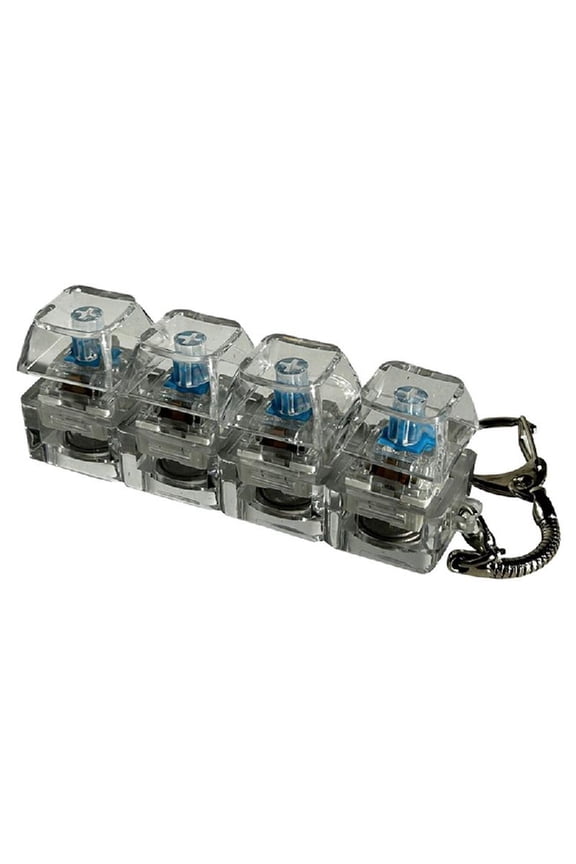Keyboard Switches Tester Keychain for 4-Key 9-Key Testing
