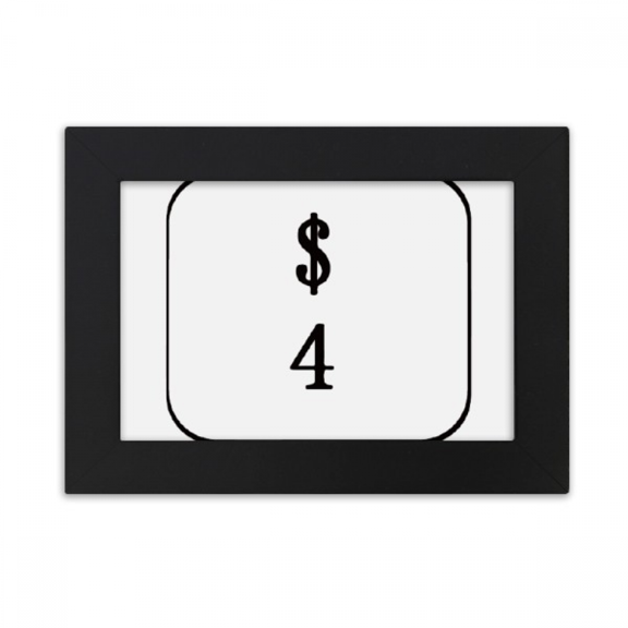 Keyboard Symbol 4 Desktop Photo Frame Ornaments Picture Art Painting