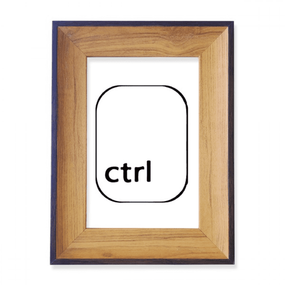 Keyboard Symbol Ctrl Photo Frame Exhibition Display Art Desktop Painting