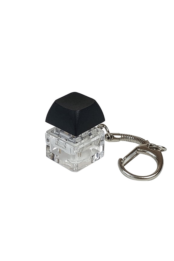 Keyboard Toy Stress Relief Keyboard Keychain Finger Press Clicker Black for Executive Desk and Office Anxiety Relief
