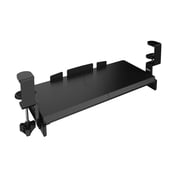 Keyboard Tray Clamp-On, 24in, Black
