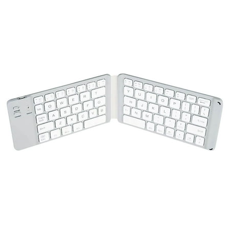 Keyboard, Two-fold Wireless Bluetooth Keyboard For Mobile Phones And Tablets