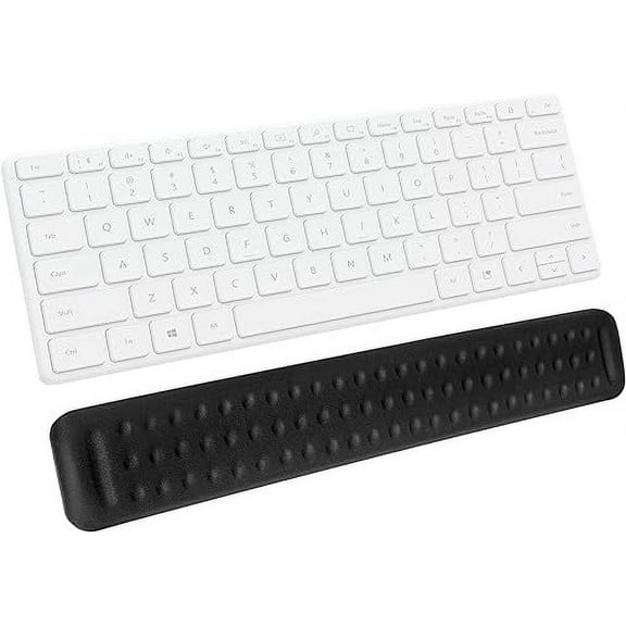 Keyboard Wrist Rest 17 3/8 in with Massage Dots, Memory Foam Wrist Pad for Computer Keyboard. Non Slip PU Base for Ergonomic Wrist Support, Provide Cushioned Support for Keyboard & Laptop Typing