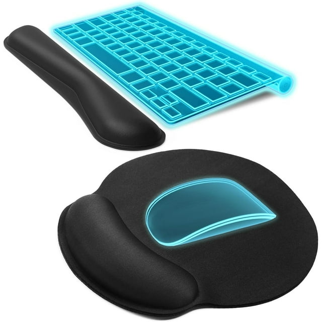 Keyboard Wrist Rest,Ergonomic Mouse Pad with Wrist Support, Comfortable