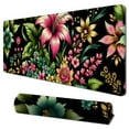 thumbnail image 1 of Keyboard Wrist Rest Mouse Pad Wrist Support for Computer Desktop/Laptop/Notebook Memory Foam Keyboard Pad Ergonomic Hand Rest Wrist Cushion for Home Office Gaming - Black Flowers, 1 of 6