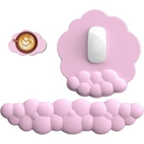 Keyboard Wrist Rest and Mouse Pad with Wrist Support Sets, Ergonomic Cloud Wrist Pad for Home and Office Computer Laptop Working Gaming and Typing Pain Relief