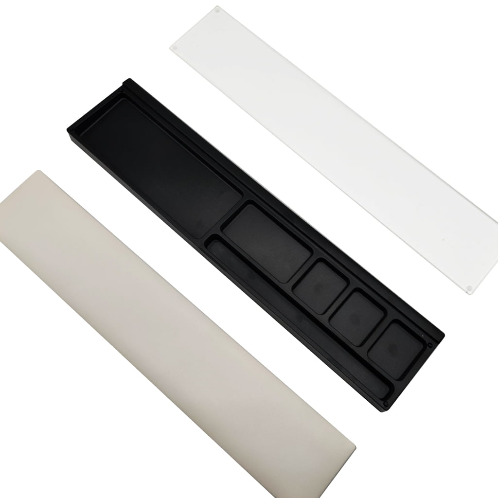 Keyboard keyboard Wrist Rest Pad With Storage Case Deep Protective Wrist Clear Frosted Cover Office Small Item Storage