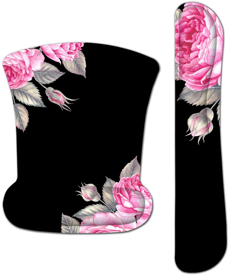 Keyboard Wrist Rest Pad And Mouse Wrist Rest Support Mouse Pad Set