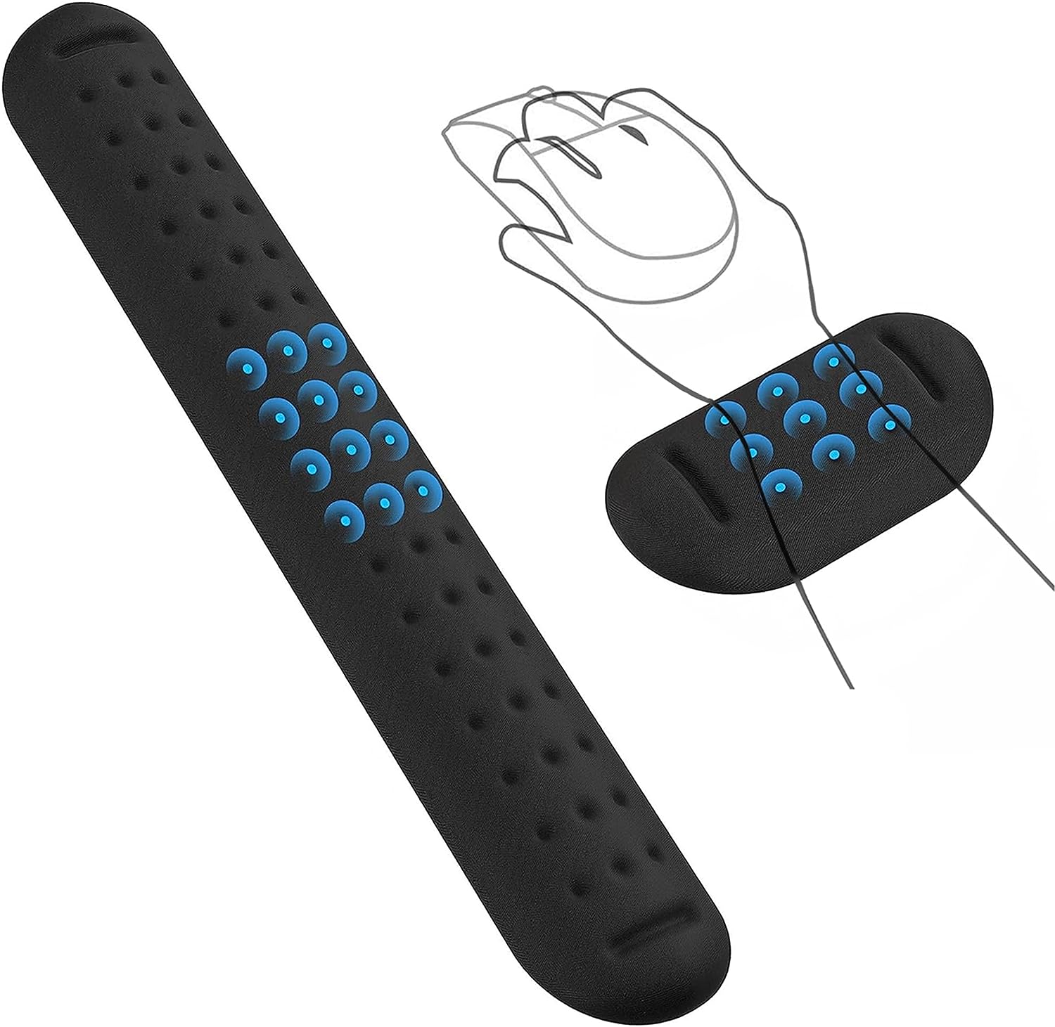 Keyboard Wrist Rest, Wrist Rest for Computer Keyboard, Ergonomic Memory